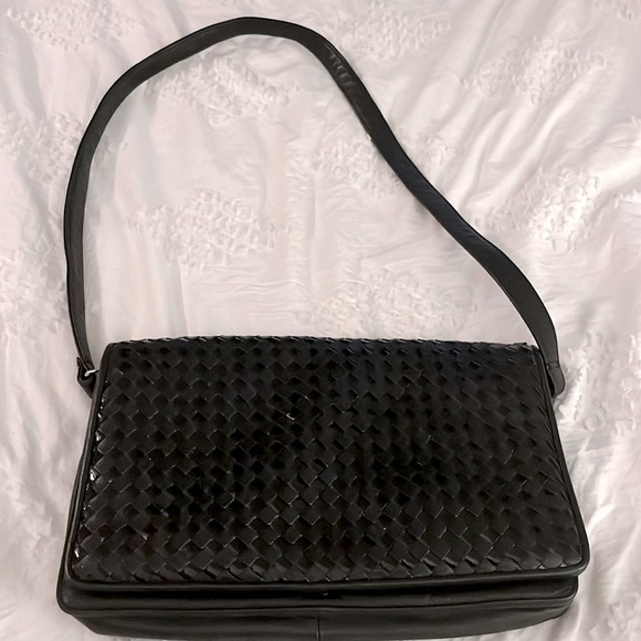 Talbots Handbags - Talbots black leather purse. Pockets on the inside and outside.